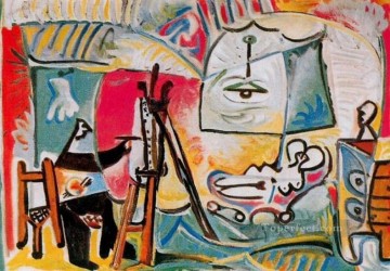 The Artist and His Model L artiste et son modele V 1963 cubist Pablo Picasso Oil Paintings